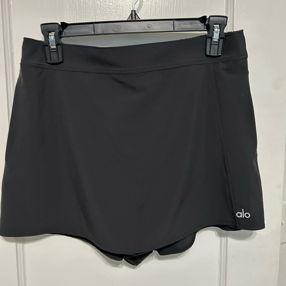 ALO Yoga Black Athletic Skort